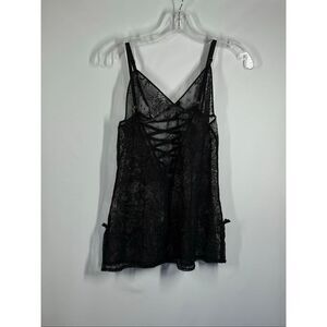 Victoria’s Secret black lace chemise size small